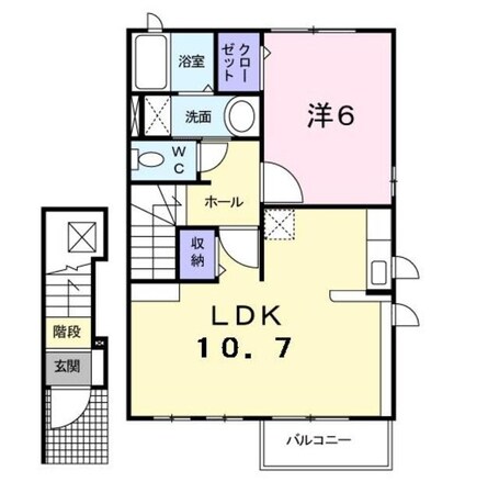 アカンサスの物件間取画像